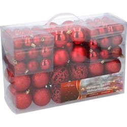 Boules de Noël rouges - Pack de 100