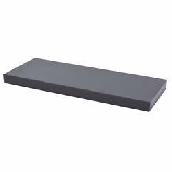 Duraline 1171718, Tablette flottante, Mural, Panneaux MDF, PVC, Gris, 25 kg, Rectangle