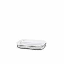 Rosti Mepal 106937030600, Boîte, Rectangulaire, 0,55 L, Transparent, Blanc, Polyéthylène, acrylonitile styrène (SAN), 160 mm