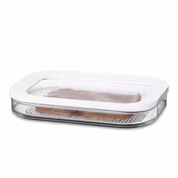 Rosti Mepal 106937030600 boîte hermétique alimentaire Rectangulaire 0,55 L Transparent, Blanc 1 pièce(s)