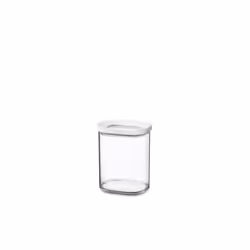 Rosti Mepal Modula Mini, Boîte universelle, 0,375 L, Polyéthylène (PE), acrylonitile styrène (SAN), Transparent, Blanc, Couve ...