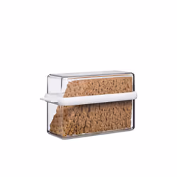 Rosti Mepal 106719030600 boîte hermétique alimentaire Rectangulaire 1,6 L Transparent, Blanc