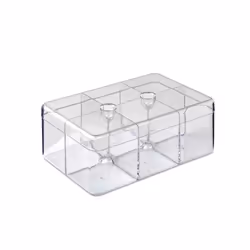 Rosti Mepal 106815053100, Transparent, acrylonitile styrène (SAN), Rectangle, 148 mm, 217 mm, 85 mm