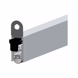 Bas de porte contre le courant d'air avec un joint PVC de haute qualité. Inclinaison automatique pour les sols inégaux. Compa ...