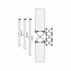 Désignation : joint N1Dim. : 55 mm x 224 cmConditionnement : 1 Piece