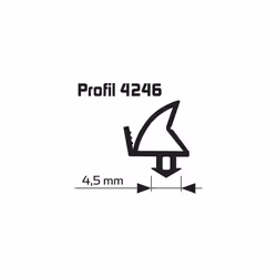 Joints de rénovation pour fenêtres et portes en plastique • Matériau silicone • Pour une variété de profils de fenêtres diffé ...