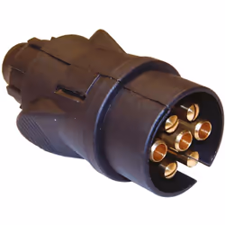 Prise pour remorque 7 pôles. Plastique. 12V