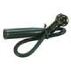 Adaptateur antenne autoradio - ISO DIN - 120 Ohm - Universel - Voiture - Noir