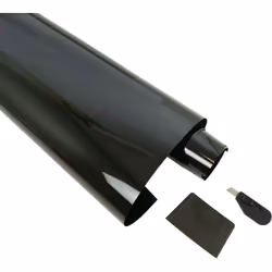 Film compatible avec vitres limo noir 3 300 x 50cm Noir limousine, 3%, 300 x 50 cm.