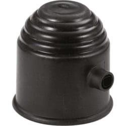 Cache rotule noir avec serrure a vis