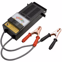 Idéal pour voitures, camionnettes et véhicules agricoles. Pour batteries 6V/12V. Compacte et portable. Solide mais quand-même ...