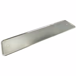 Porte plaque immatriculation -Inox- Convient pour toutes plaques d'immatriculation avec mesures: 52 x 11 cm. Acier inoxydable ...