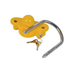 Antivol remorque caravane serrure de timon pour tete attelage auto voiture