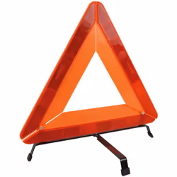 Triangle de signalisation modele lourd approbation E Modèle lourd, avec approbation E.