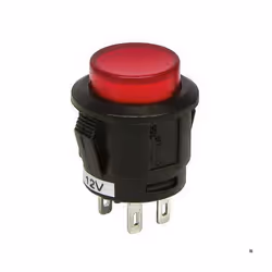 Interrupteur electrique on / off rouge