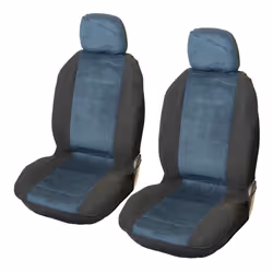 Modèle universel. Jeu avant de 4 pièces: 2 sièges avant, 2 appuis-tête. 100% Polyester. Approprié aussi pour des voitures ave ...