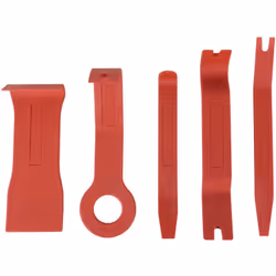 Jeu de 5 pièces pour décoller et retirer de la garniture de la voiture. Se compose décapants de : large, étroit, de traction, ...