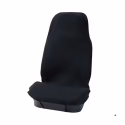 Couvre-siege - TERRY - Terry - Noir - Compatible airbag - Installation facile