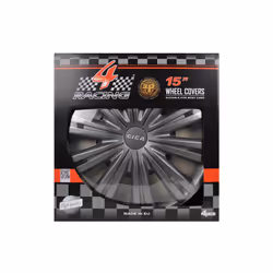Górecki 2211175 enjoliveur 38,1 cm (15") ABS, Métal Gris 4 pièce(s) - Vue supplémentaire 2