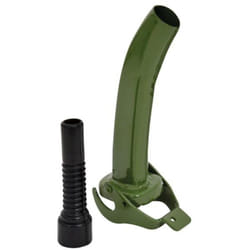 Tuyau de remplissage en metal pour Jerrican vert 0.0L