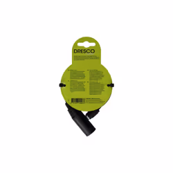Dresco 5250204 Antivol pour bicyclettes Noir 1500 mm