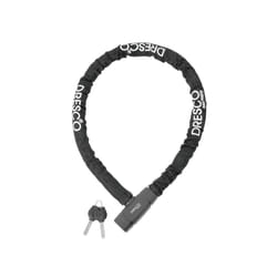 Dresco 5250208 Antivol pour bicyclettes Noir Antivol à chaîne