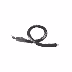 Dresco 5250208 Antivol pour bicyclettes Noir Antivol à chaîne