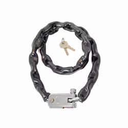 Dresco 5250212, Antivol à chaîne, Transparent, Acier, Clé, Carte, Chine