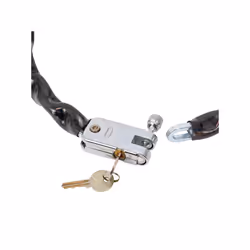 Dresco 5250212 Antivol pour bicyclettes Transparent Antivol à chaîne