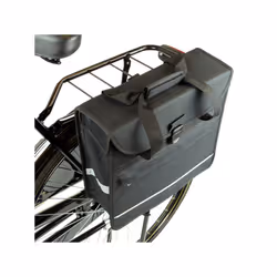 Dresco 5251700 sacoche et panier pour bicyclette Sacoche pour bicyclette 20 L Nylon, Plastique Noir, Vert
