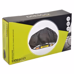Dresco Housse élastique de vélo pour 1 vélo Noir
