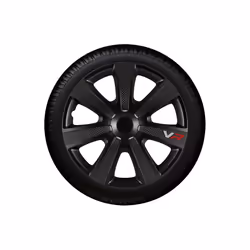 Górecki 2211114 enjoliveur 40,6 cm (16") ABS, Métal Noir 4 pièce(s) - Vue supplémentaire 2