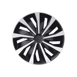 Górecki 2211252 enjoliveur 40,6 cm (16") ABS, Métal Argent, Noir 4 pièce(s)