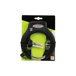 Dresco 5250220 Antivol pour bicyclettes Noir, Argent 35 mm Anneau de verrouillage