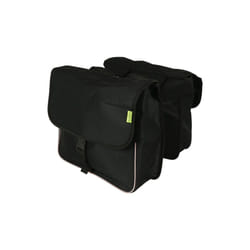 Dresco 5251704 sacoche et panier pour bicyclette Sacoche pour bicyclette 32 L Nylon, Plastique Noir, Vert