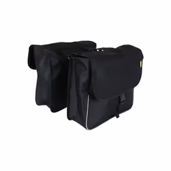 Dresco 5251704 sacoche et panier pour bicyclette Sacoche pour bicyclette 32 L Nylon, Plastique Noir, Vert