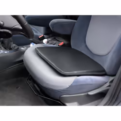 Coussin de luxe -Leather Look- noir Pour plus de confort. Modèle de luxe.