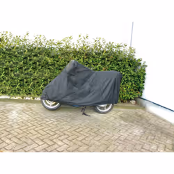 Approprié de scooter, de cyclomoteur et des petit moteurs. Fabriqué en PVC. Avec fenêtre de plaques d'immatriculation. 100% é ...