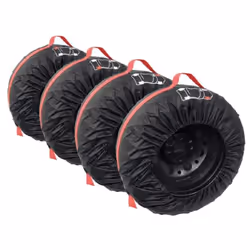 Jeu de 4 housses compatible pour pneus taille 13 a 16 Jeu de 4 housses pour pneus (13" à 16")