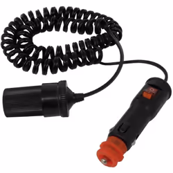 Rallonge Allume-Cigare 12-24V 3m - MAX 4.5A MAX 54W avec fiche femelle pour branchement a l'allume-cigares. - interrupteur ma ...