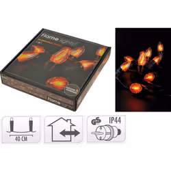 Éclairage de flamme de 360 cm + cable de alimentation électrique Guirlande lumineuse of lumières avec 10 lumières of flamme.  ...