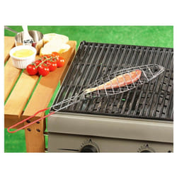 BBQ - Gril Pour Poisson En Acier Inox. 13x41cm