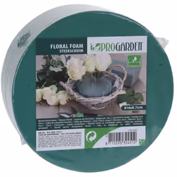 Mousse Cylindre Pour Centre Floral Diam 14 + H 7 Cms
