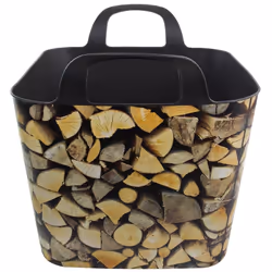 Panier en bois et plastique BigBuy Home