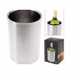 Koopman International BV Seau a glace inox 18x12cm, Acier inoxydable, Acier inoxydable, 12 cm, 180 mm
