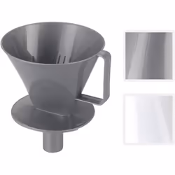 Van der Meulen 1351026, Porte-filtres, Noir, Gris, Plastique, 2 pièce(s), 135 mm, 135 mm