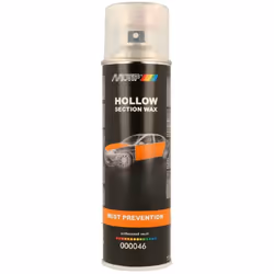 Protégez les espaces creux de la carrosserie de votre voiture contre la rouille avec la cire MOTIP Hollow Section Wax.