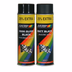 MOTIP-DUPLI Peinture MOTIP Satin noir mat - Spray 500 ml