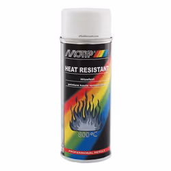 Bombe de peinture - Motip - 04036 - Haute température 800°C - 400ml - Pour moto
