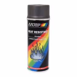 Bombe de peinture - Motip - M04037 - Anthracite - Haute température 800° - 400ml